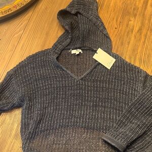Elan Charcoal V-Neck Sweater